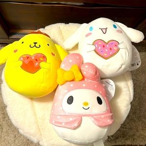 Set of 3 Hello Kitty and friends Squishmallows new